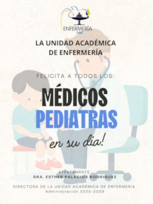 Felicidades a todos los doctores y doctoras pediatras